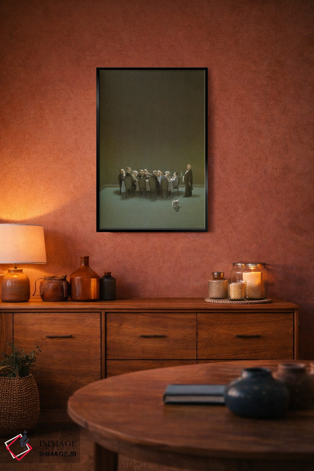 تابلو دکوراتیو مهمان دیرهنگام اثر مایکل سووا - D5B