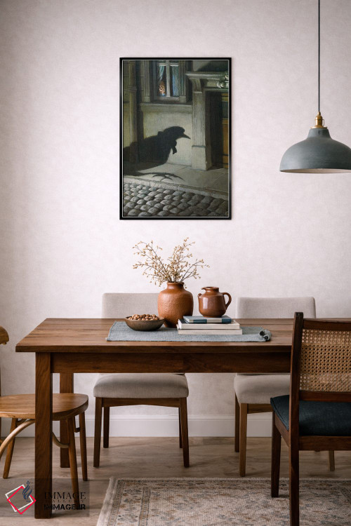 تابلو دکوراتیو توجه - آنفولانزای پرندگان اثر مایکل سووا - D6B