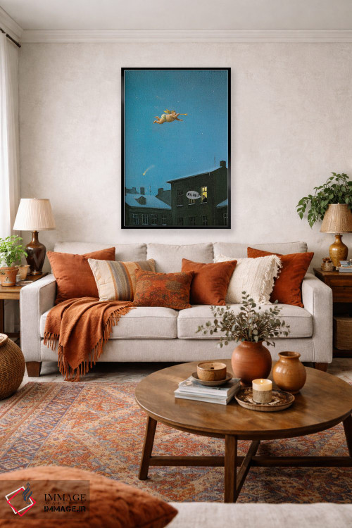 تابلو دکوراتیو سکوت! اثر مایکل سووا - D3B