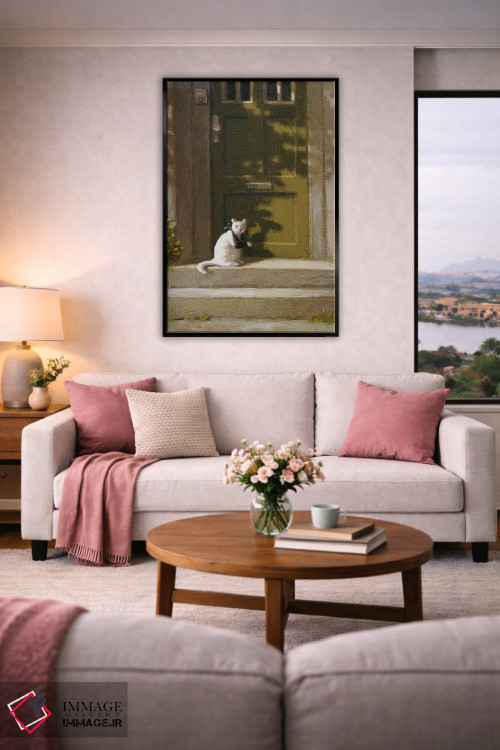 تابلو دکوراتیو گربه زخمی اثر مایکل سووا - D5B