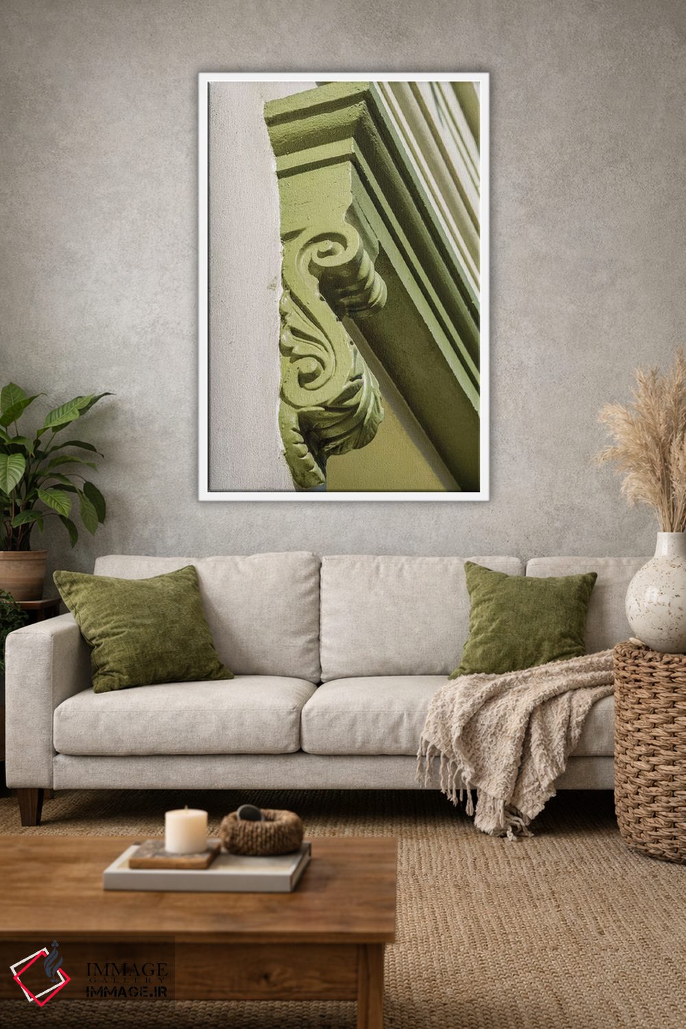 تابلو دکوراتیو جزئیات معماری ساختمان کلارندون، مرکز تاریخی ساکرامنتوی قد… اثر مایکل دفریتاس - D1W