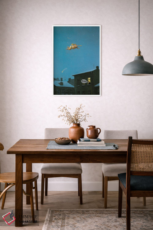 تابلو دکوراتیو سکوت! اثر مایکل سووا - D6W