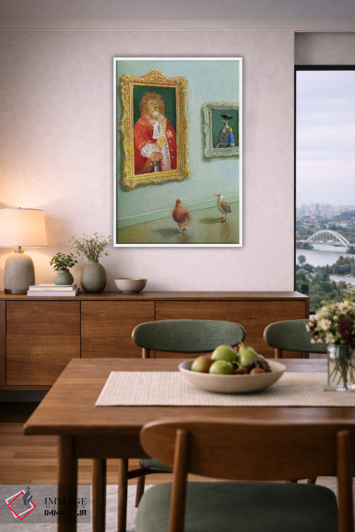 تابلو دکوراتیو موزه اثر مایکل سووا - D6W