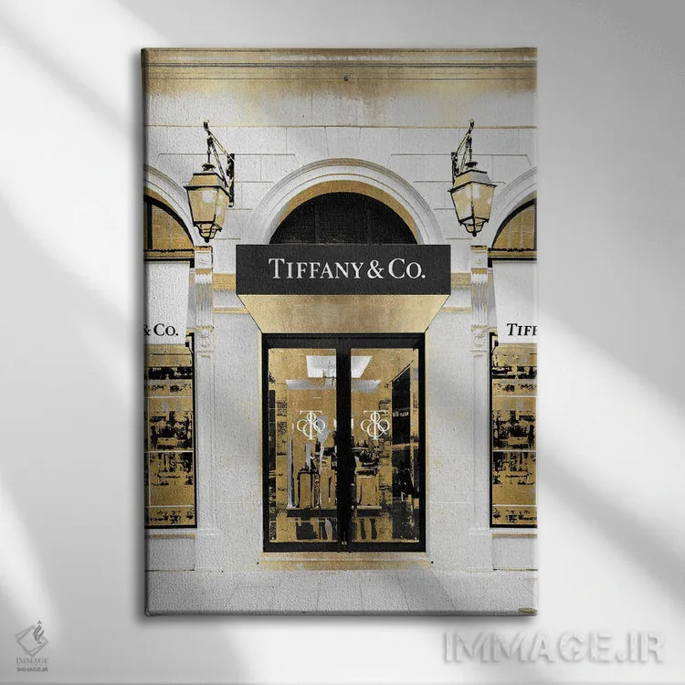 تابلو دکوراتیو ورودی طراح IX اثر مدلین بلیک - نمای روبهرو روی دیوار