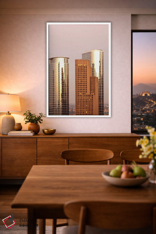 تابلو دکوراتیو افق شهری مرکز شهر II، هیوستون، تگزاس اثر مایکل دفریتاس - D2W