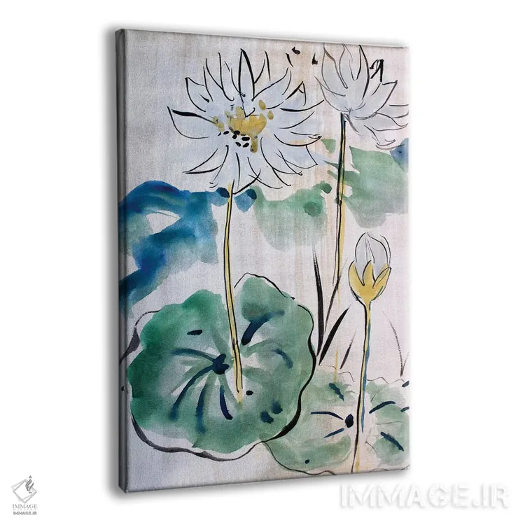 تابلو دکوراتیو ضربه قلم چینی II اثر مارینا دل پوزو - نمای پرسپکتیو محصول