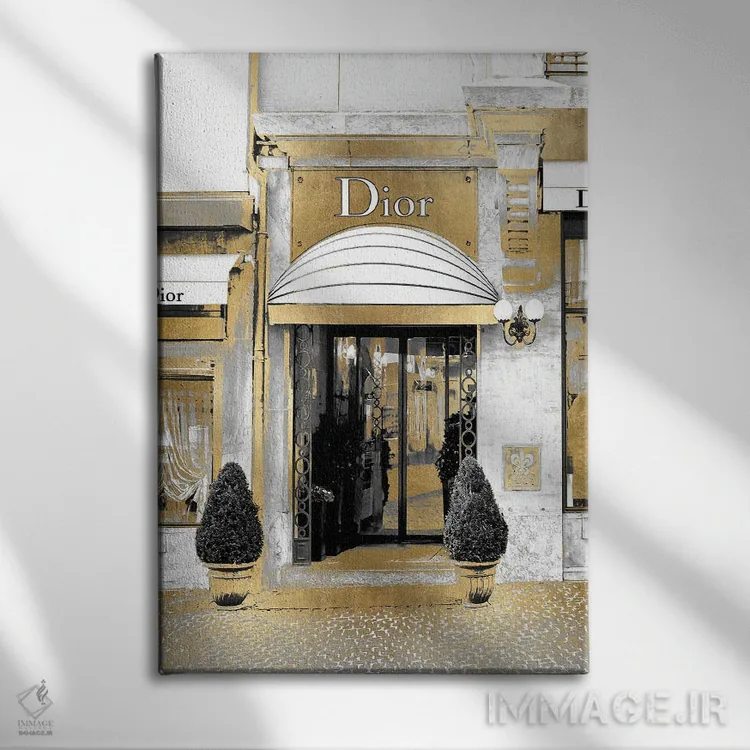 تابلو دکوراتیو ورودی طراح VI اثر مدلین بلیک - نمای روبهرو روی دیوار