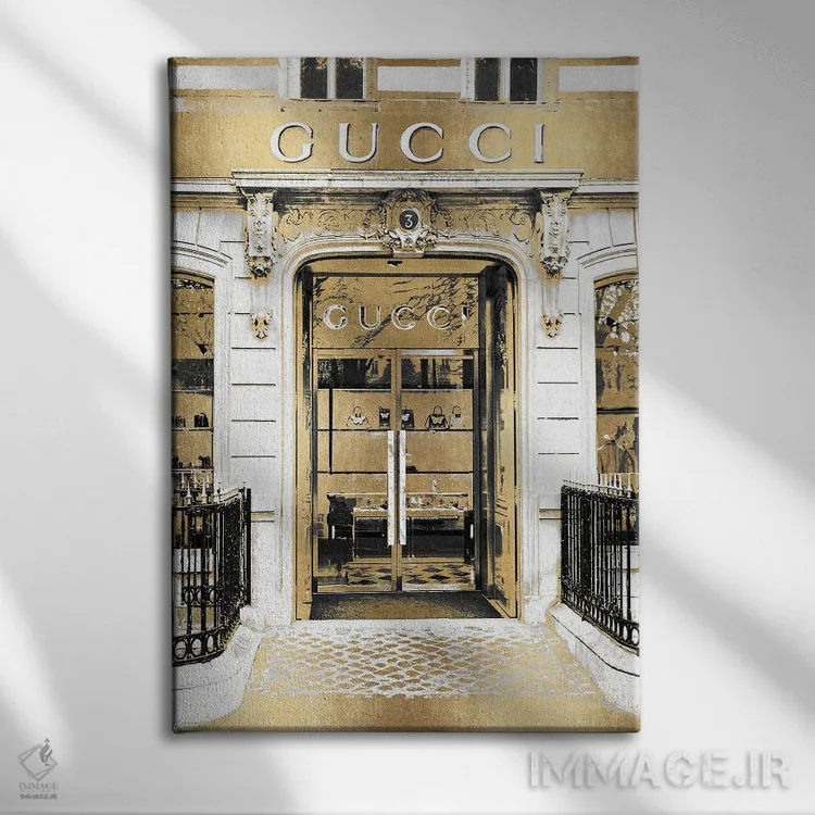 تابلو دکوراتیو ورودی طراح VIII اثر مدلین بلیک - نمای روبهرو روی دیوار