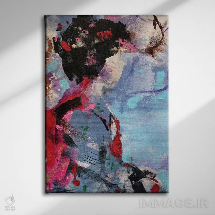 تابلو دکوراتیو گیشای کوچک II اثر مارینا دل پوزو - نمای روبهرو روی دیوار