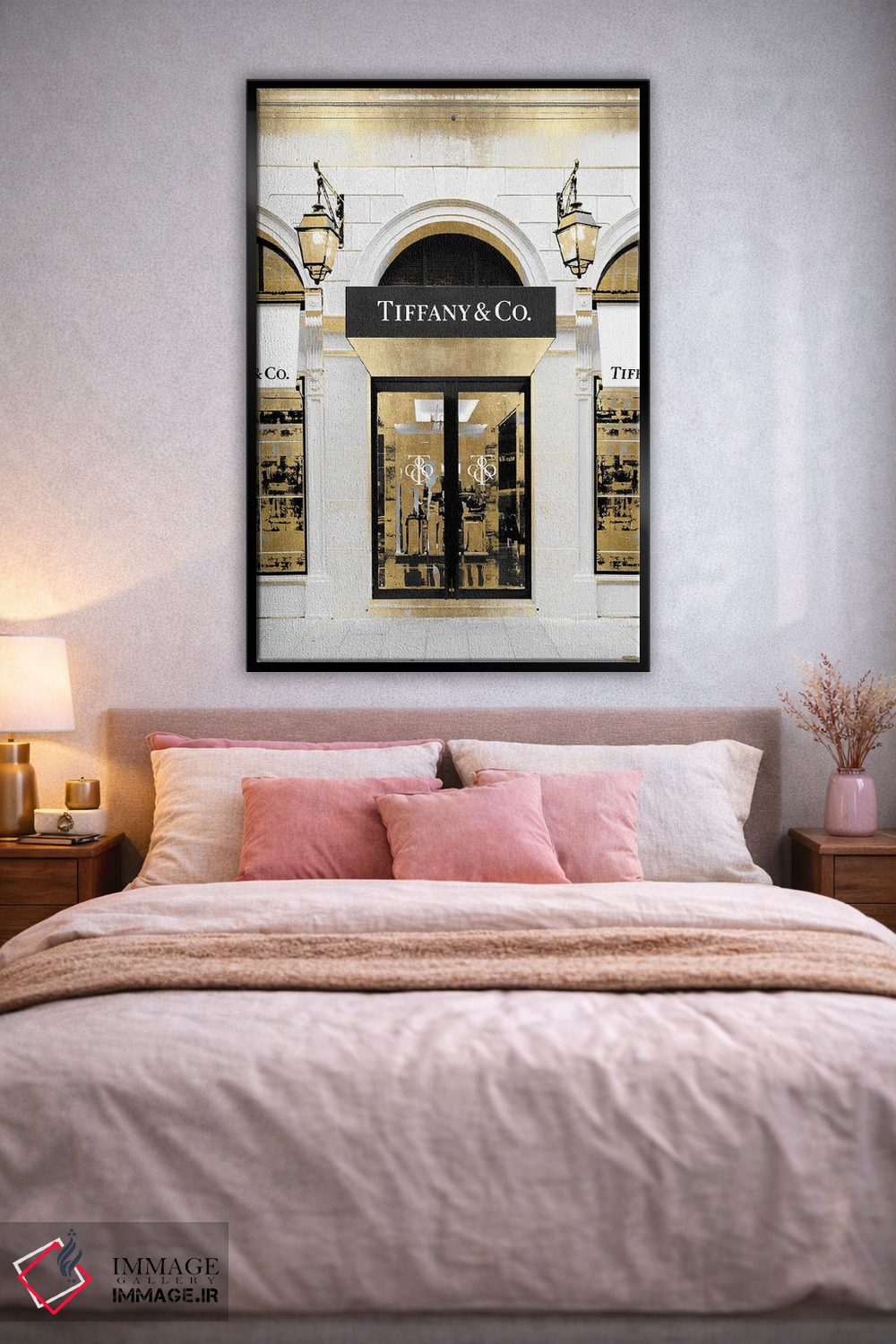 تابلو دکوراتیو ورودی طراح IX اثر مدلین بلیک - D1B