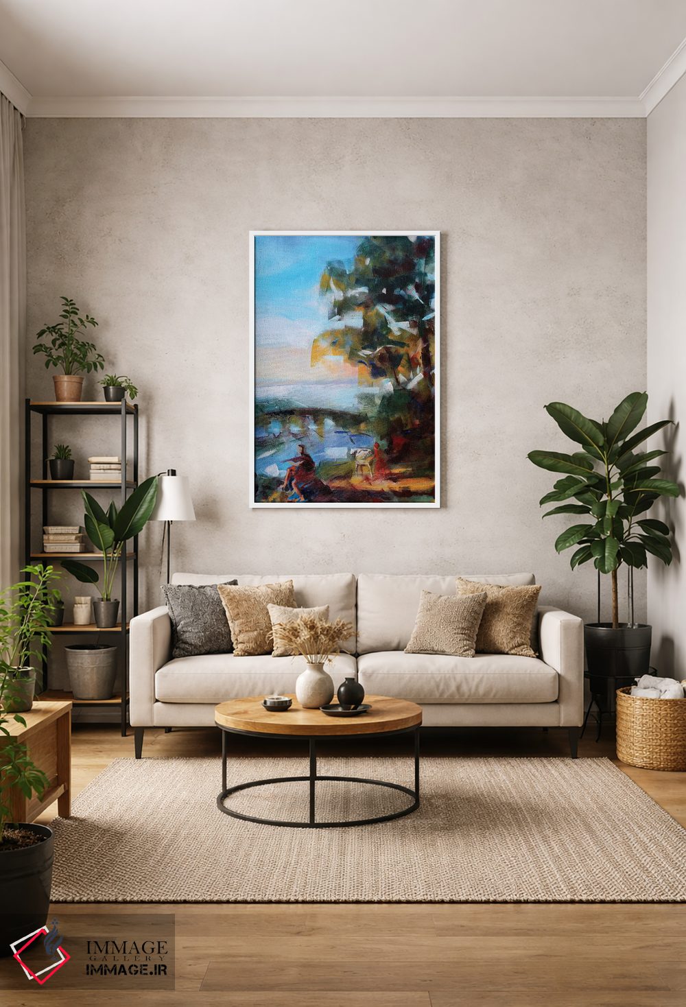 تابلو دکوراتیو منظره عتیقه اثر مارینا دل پوزو - D1W