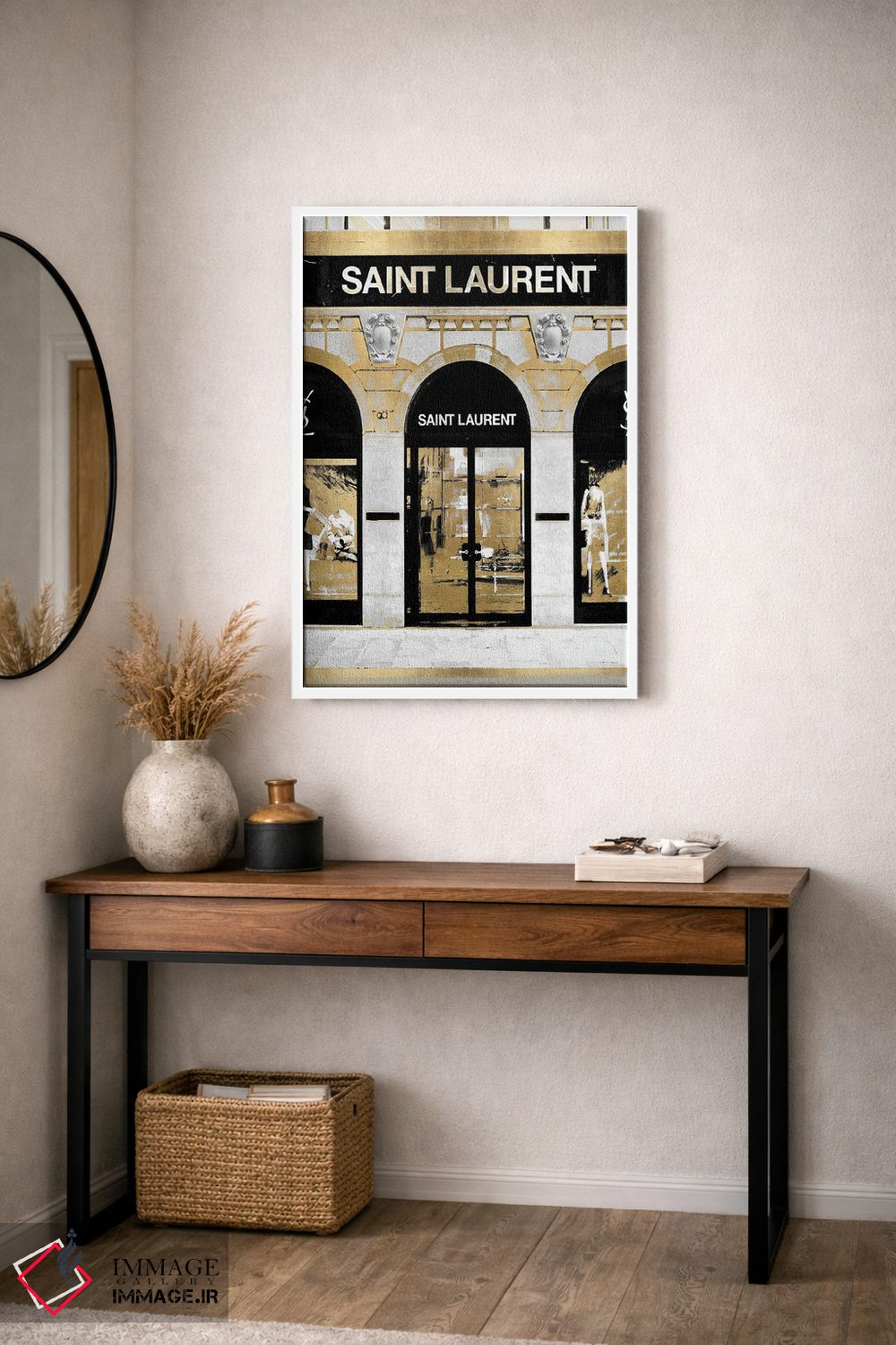 تابلو دکوراتیو ورودی طراح VII اثر مدلین بلیک - D4W