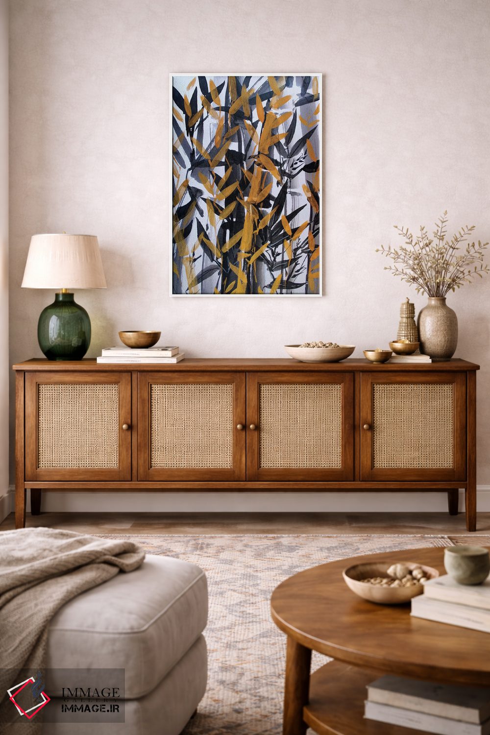 تابلو دکوراتیو بامبو اثر مارینا دل پوزو - D2W