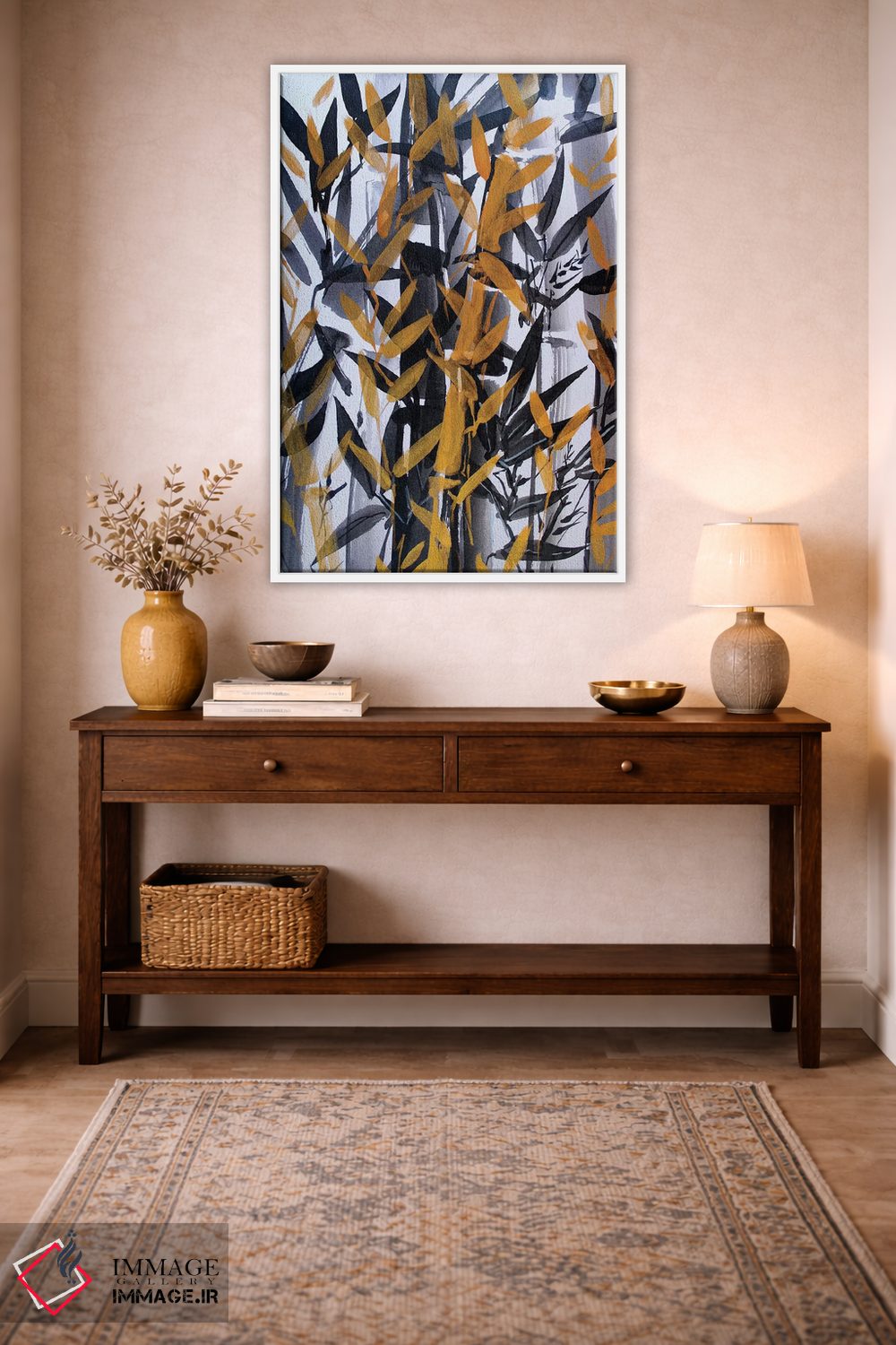 تابلو دکوراتیو بامبو اثر مارینا دل پوزو - D3W