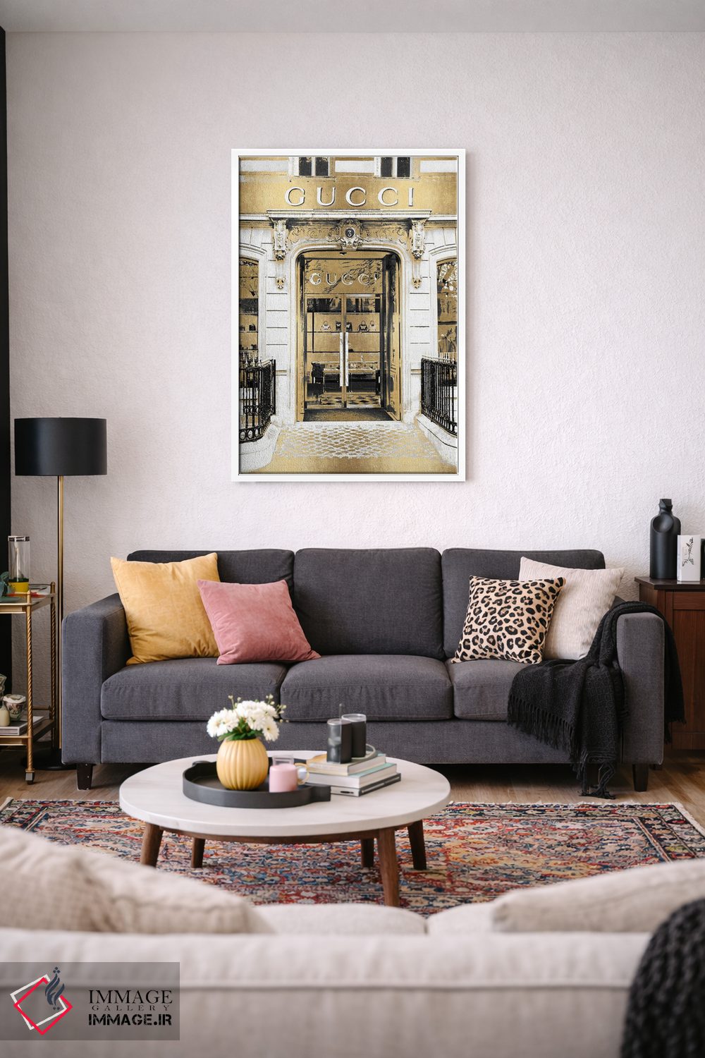 تابلو دکوراتیو ورودی طراح VIII اثر مدلین بلیک - D3W