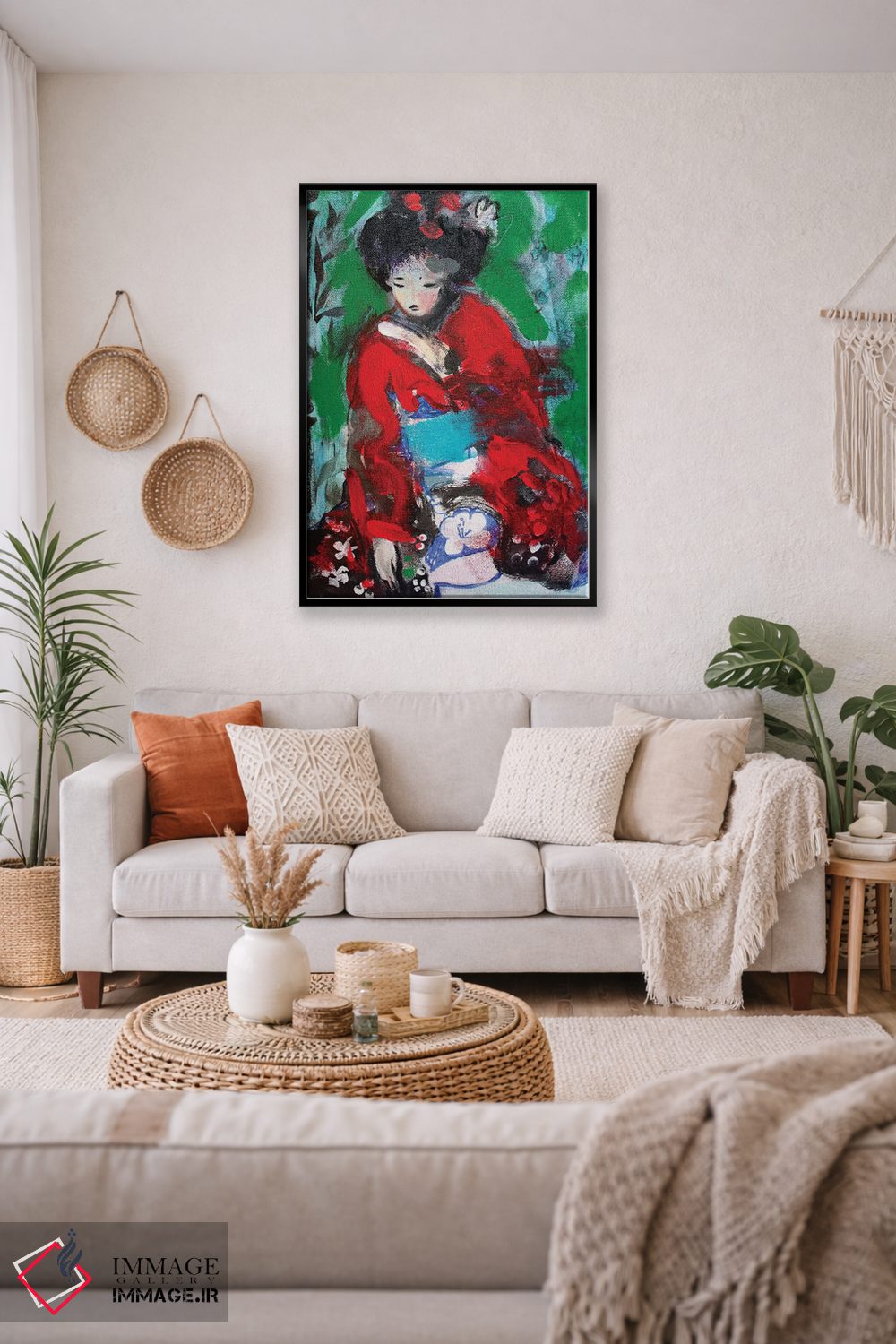 تابلو دکوراتیو گیشای شماره یک اثر مارینا دل پوزو - D3B