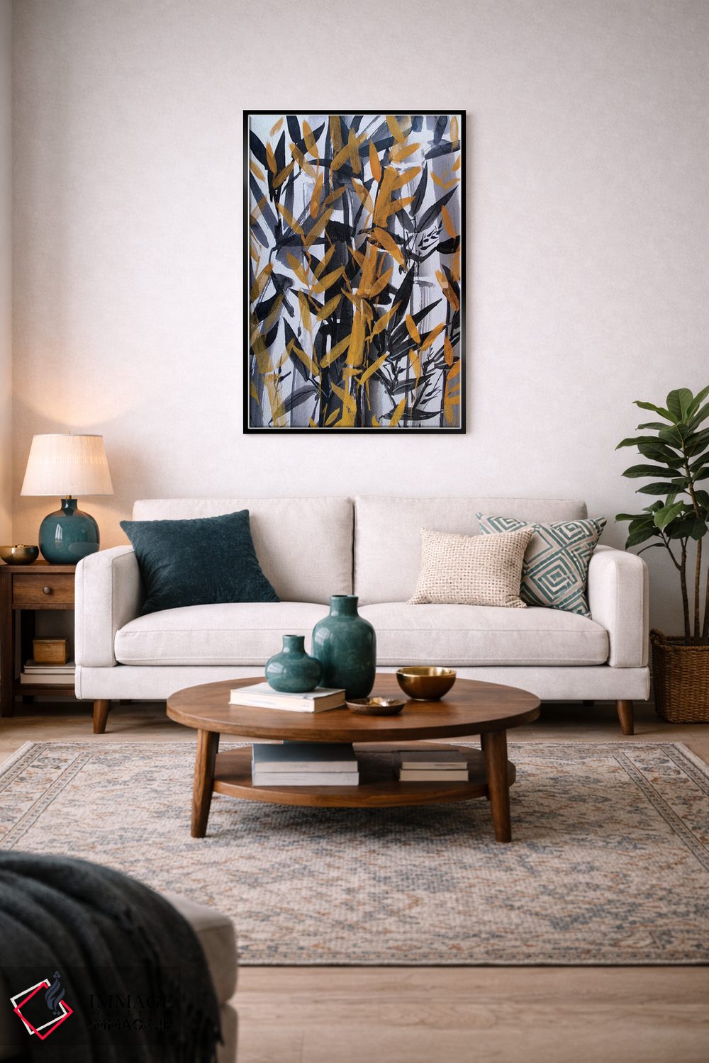 تابلو دکوراتیو بامبو اثر مارینا دل پوزو - D5B