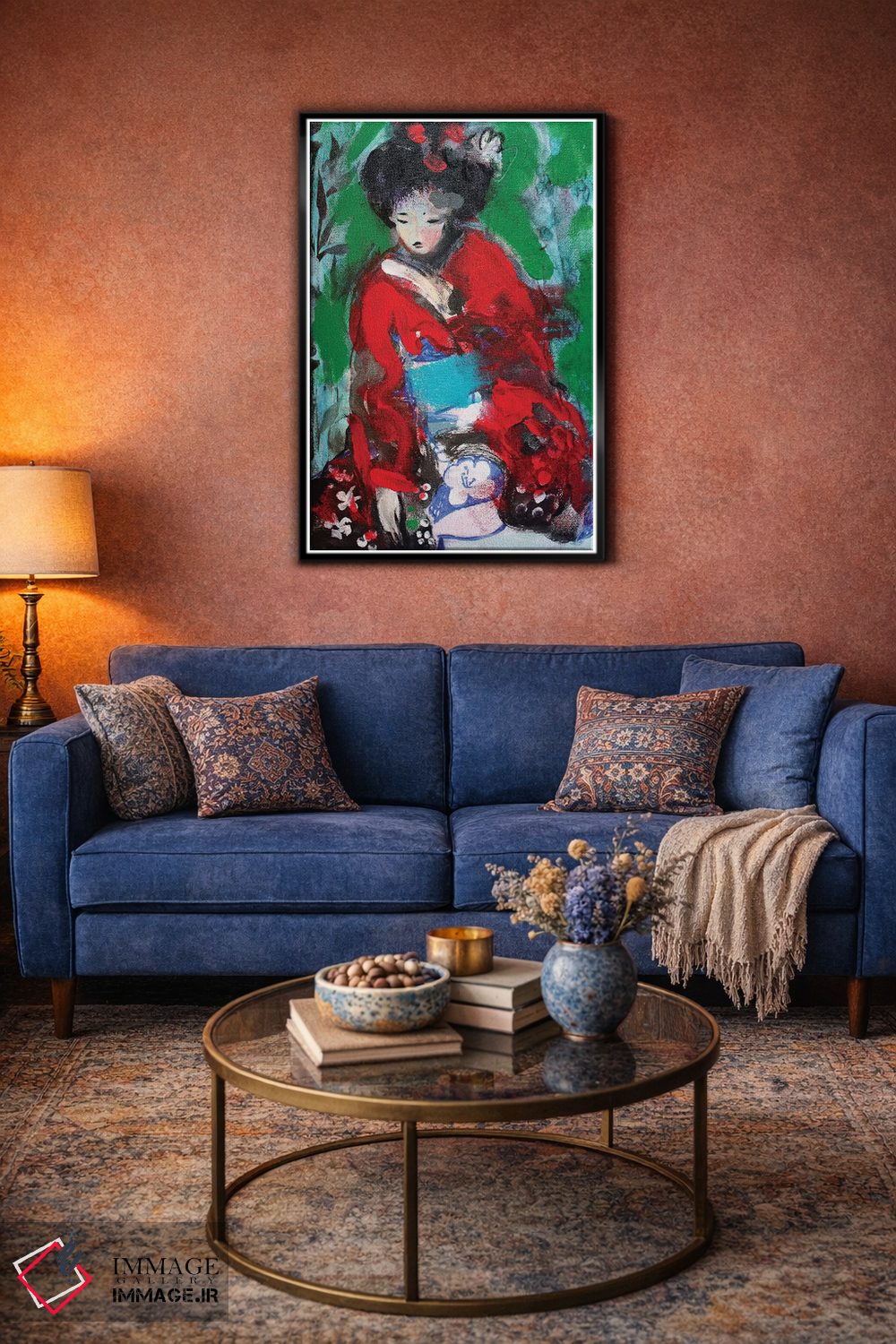 تابلو دکوراتیو گیشای شماره یک اثر مارینا دل پوزو - D4B