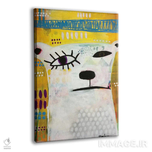 تابلو دکوراتیو خرس پیکاسو اثر مادارا میسون - نمای پرسپکتیو محصول