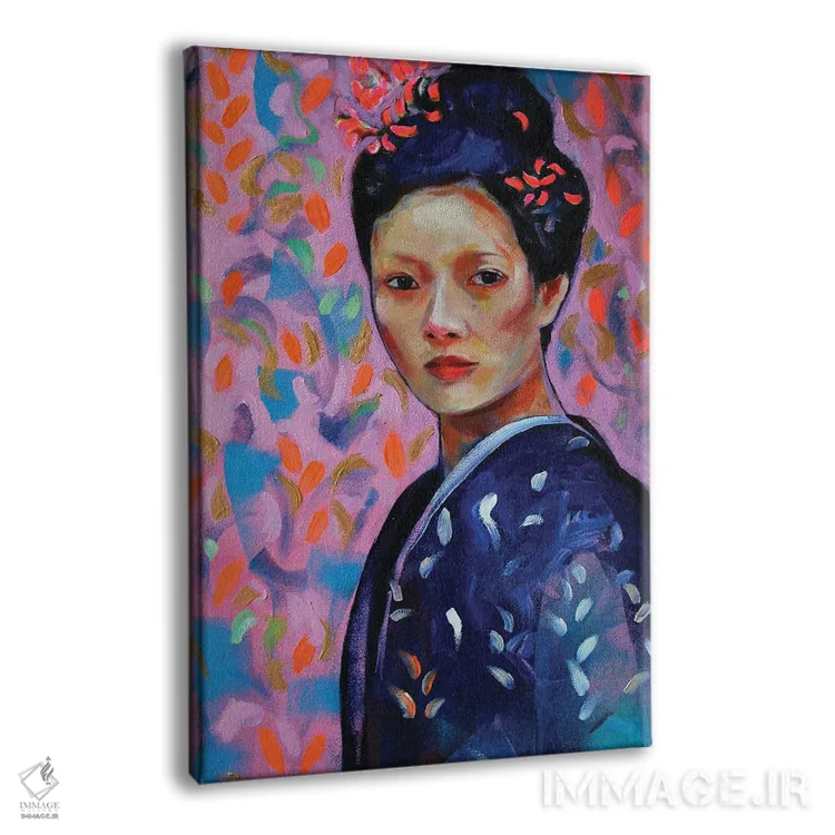 تابلو دکوراتیو گیشا اثر مارینا دل پوزو - نمای پرسپکتیو محصول