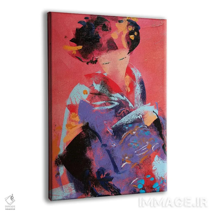 تابلو دکوراتیو گیشا ششم اثر مارینا دل پوزو - نمای پرسپکتیو محصول