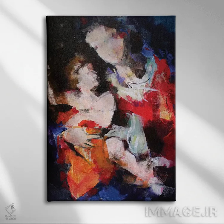 تابلو دکوراتیو مادونا X اثر مارینا دل پوزو - نمای روبهرو روی دیوار