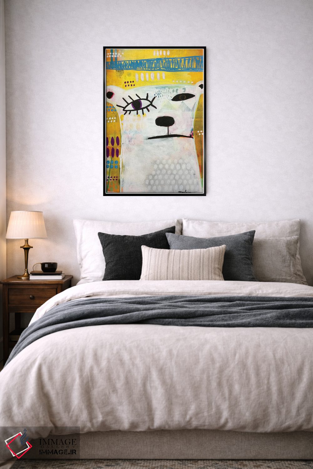 تابلو دکوراتیو خرس پیکاسو اثر مادارا میسون - D6B