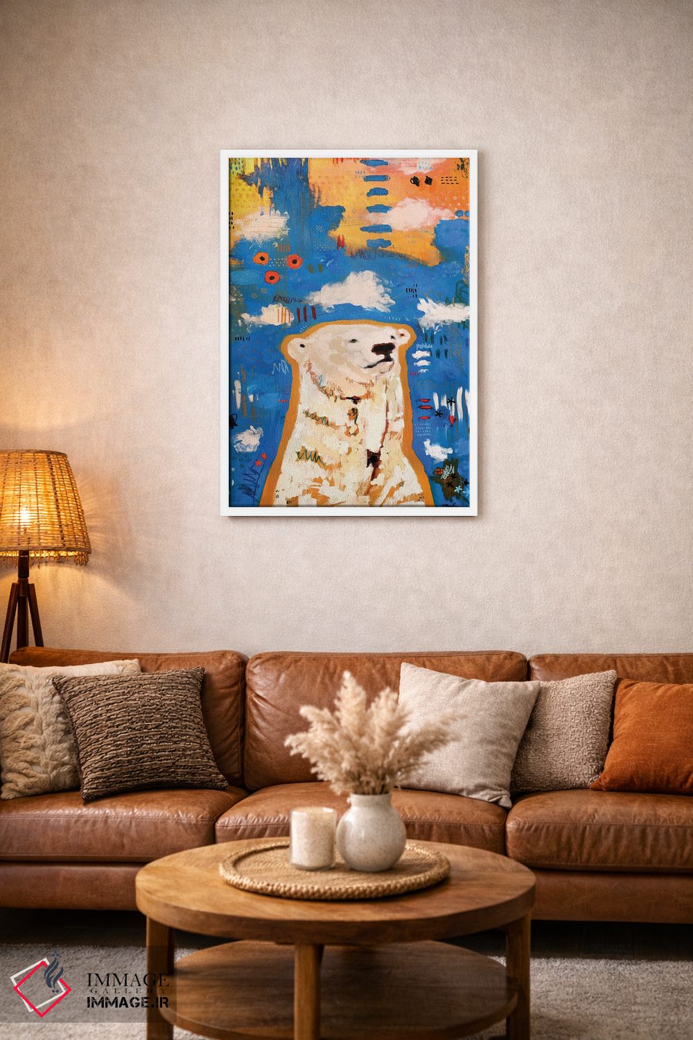 تابلو دکوراتیو نانوک اثر مادارا میسون - D3W