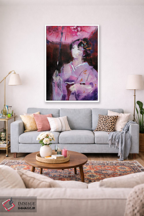 تابلو دکوراتیو گیشا پنجم اثر مارینا دل پوزو - D1W