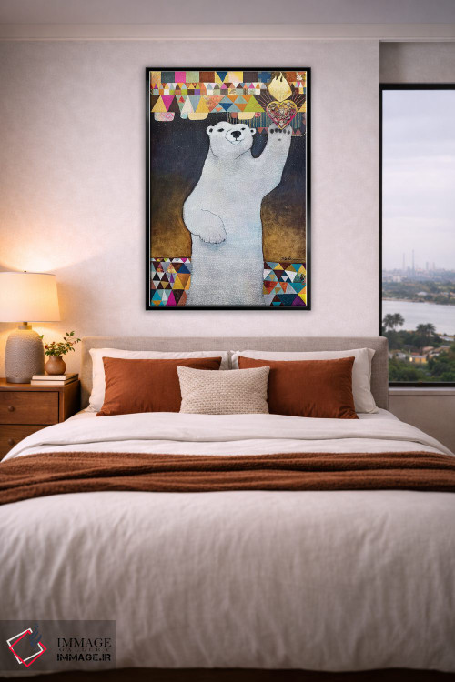 تابلو دکوراتیو قلب مقدس قطبی اثر مادارا میسون - D4B