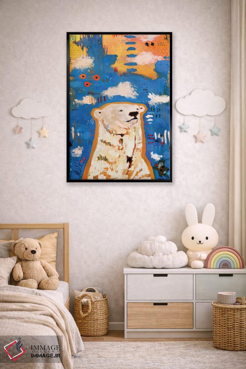 تابلو دکوراتیو نانوک اثر مادارا میسون - D6B