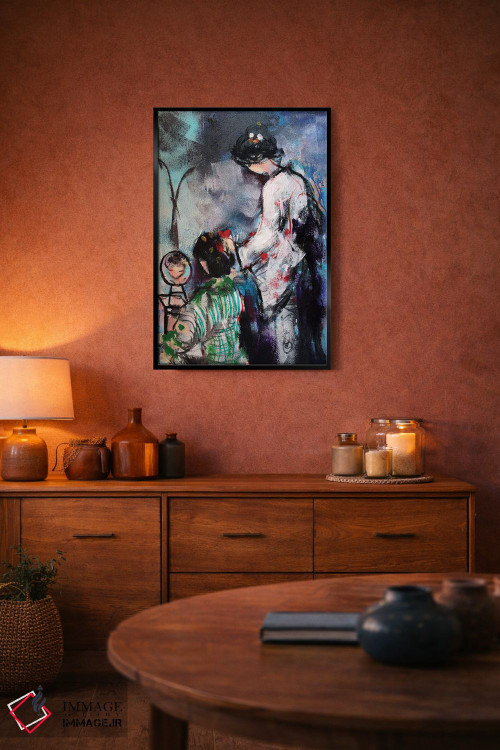تابلو دکوراتیو دو گیشا I اثر مارینا دل پوزو - D4B