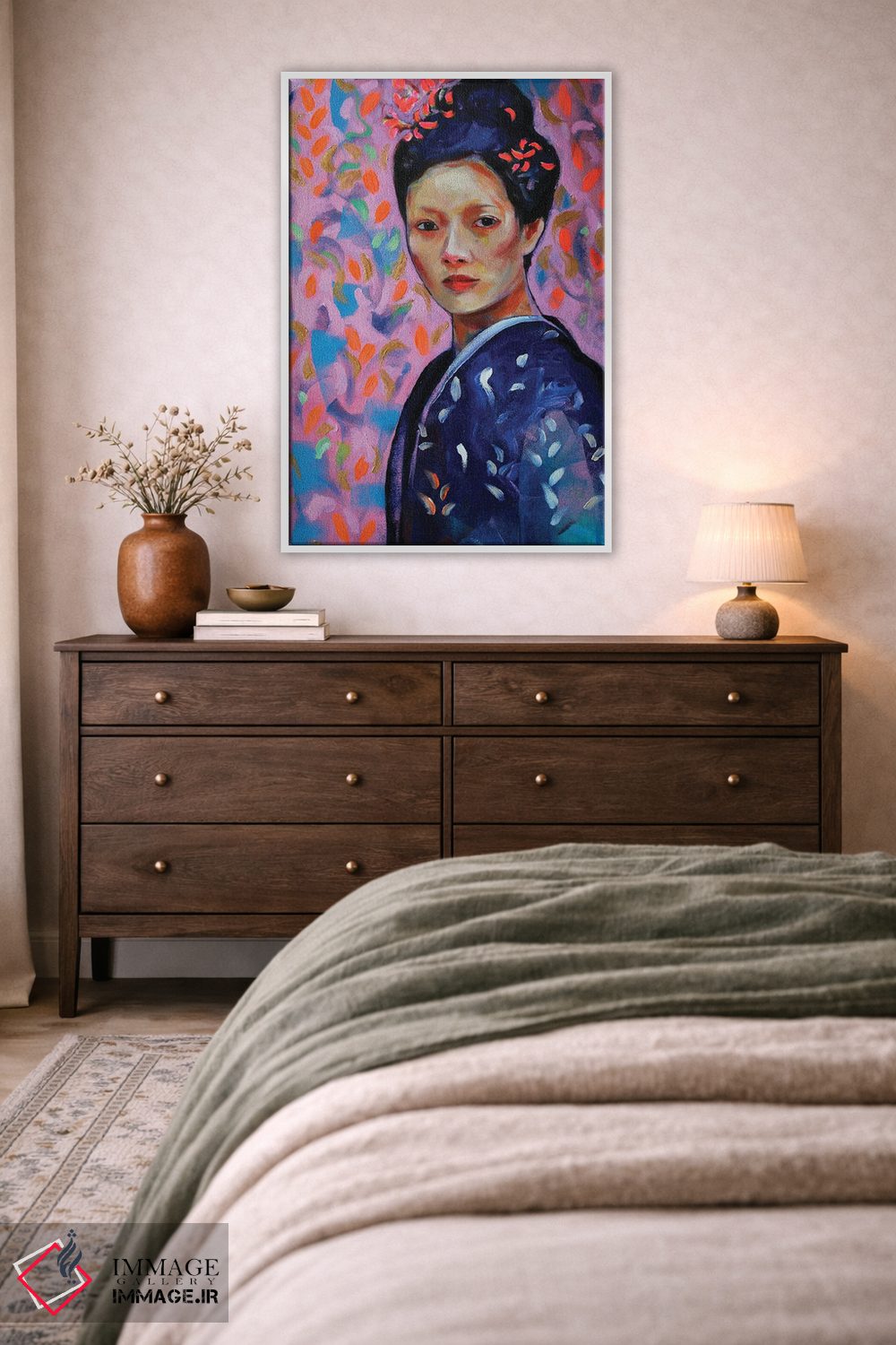 تابلو دکوراتیو گیشا اثر مارینا دل پوزو - D4W