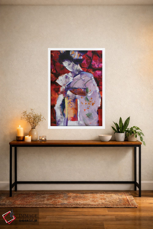 تابلو دکوراتیو گیشا چهارم اثر مارینا دل پوزو - D2W
