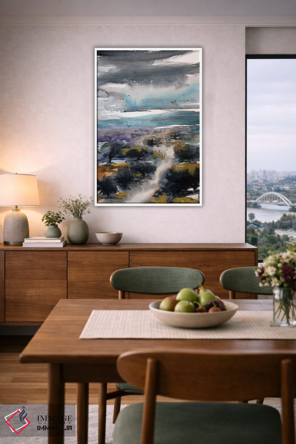 تابلو دکوراتیو جنگل بلوط اثر مارینا دل پوزو - D6W