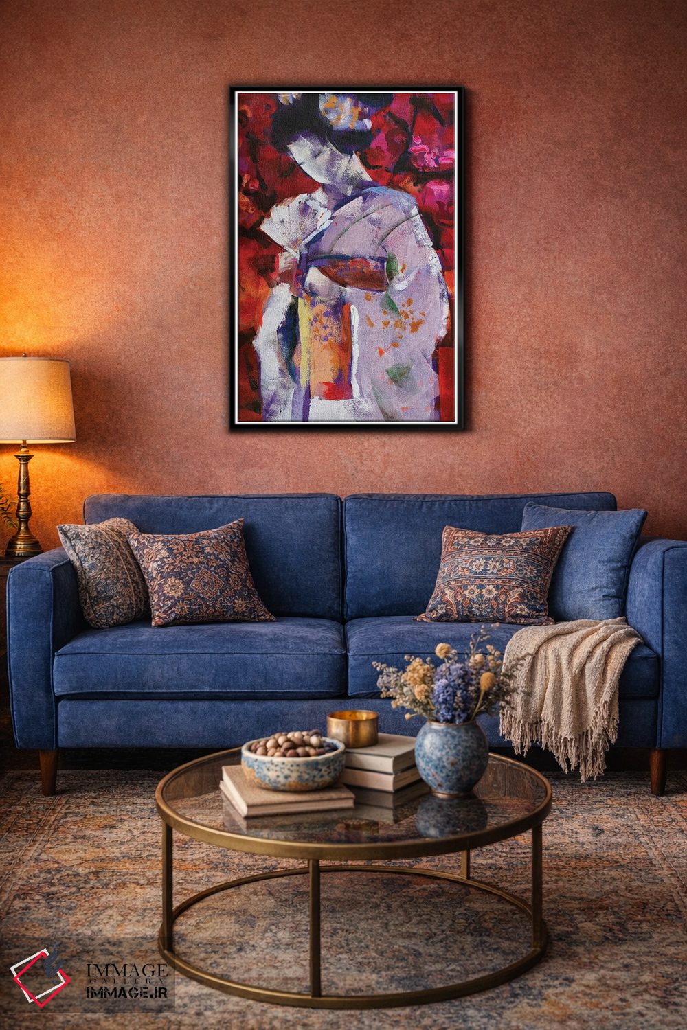 تابلو دکوراتیو گیشا چهارم اثر مارینا دل پوزو - D5B