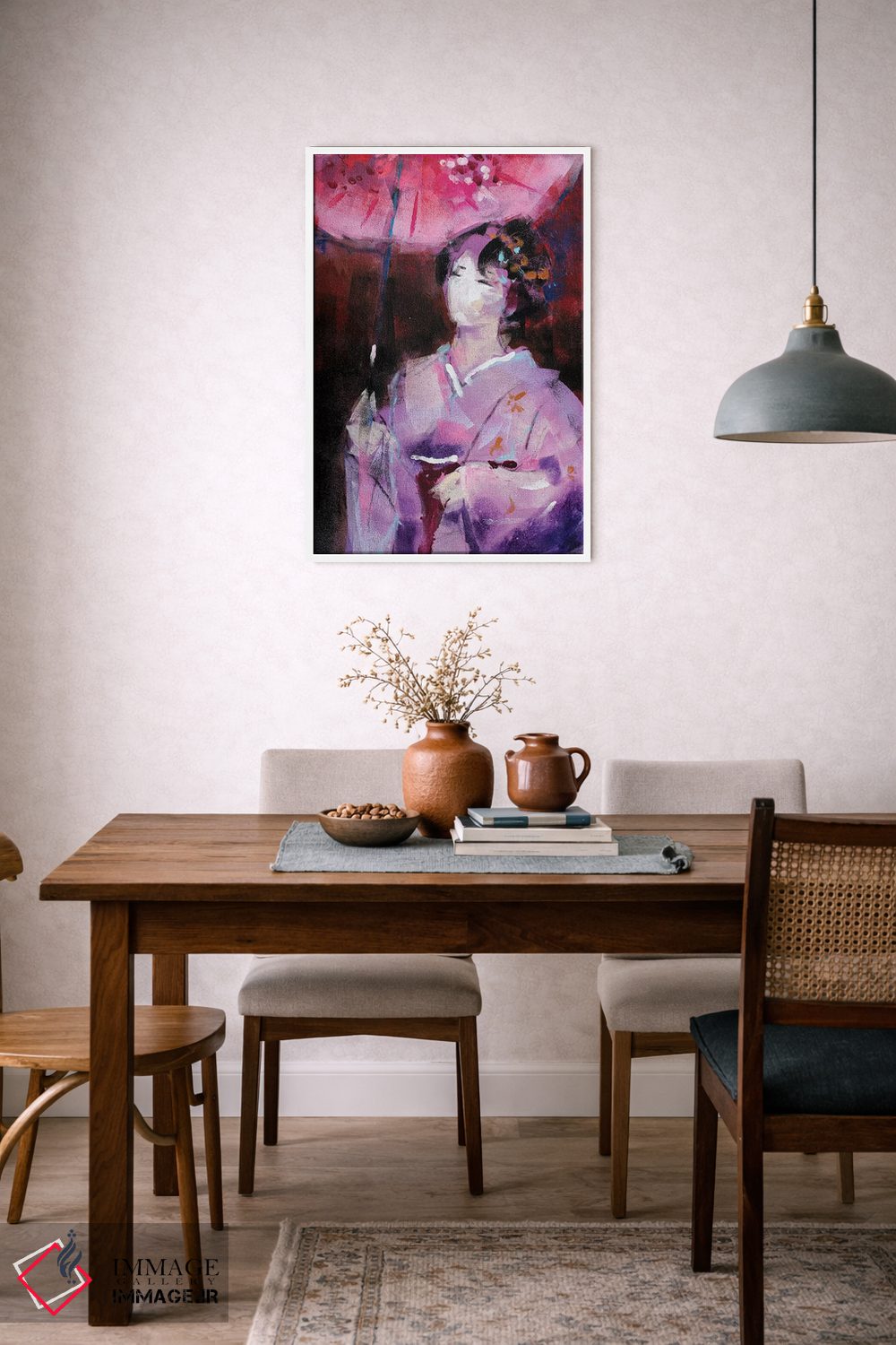 تابلو دکوراتیو گیشا پنجم اثر مارینا دل پوزو - D6W