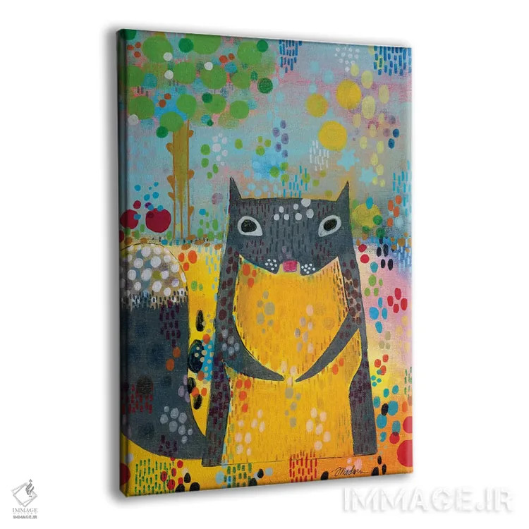 تابلو دکوراتیو سنجاب اثر مادارا میسون - نمای پرسپکتیو محصول