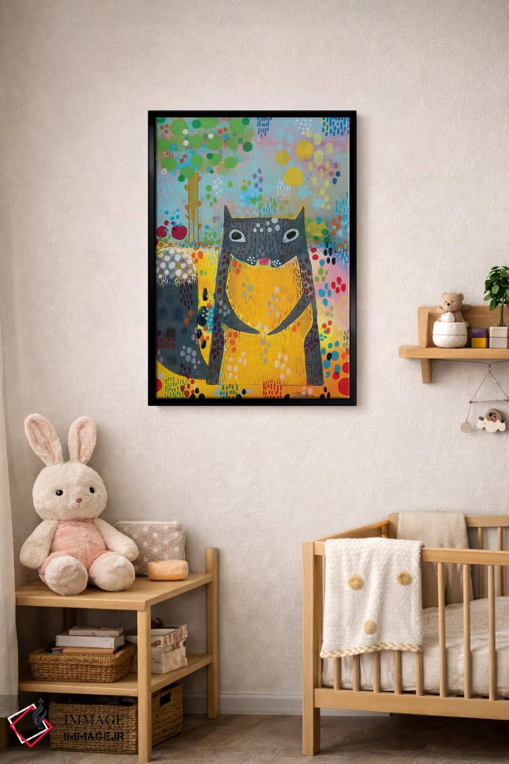 تابلو دکوراتیو سنجاب اثر مادارا میسون - D4B