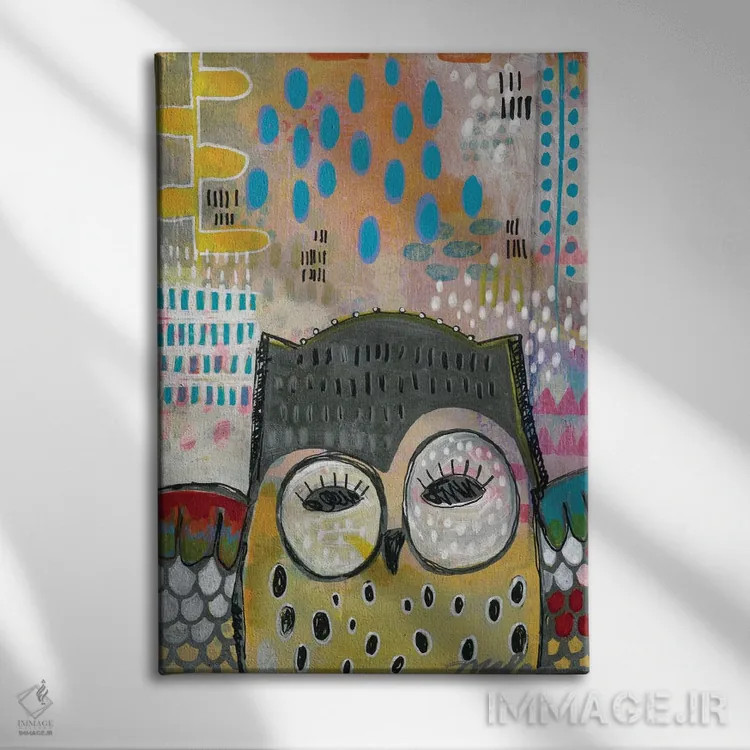 تابلو دکوراتیو آنچه می جویی، تو را می جوید اثر مادارا میسون - نمای روبهرو روی دیوار
