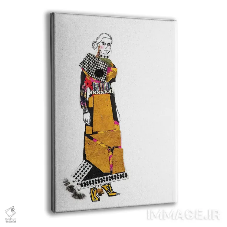 تابلو دکوراتیو او هشت اثر مردیت استیل - نمای پرسپکتیو محصول