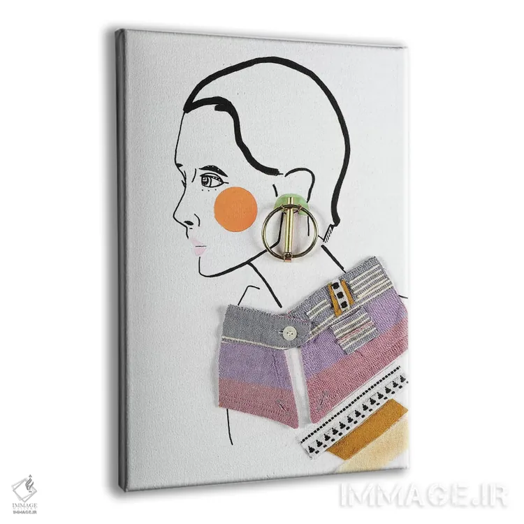 تابلو دکوراتیو او هفت اثر مردیت استیل - نمای پرسپکتیو محصول