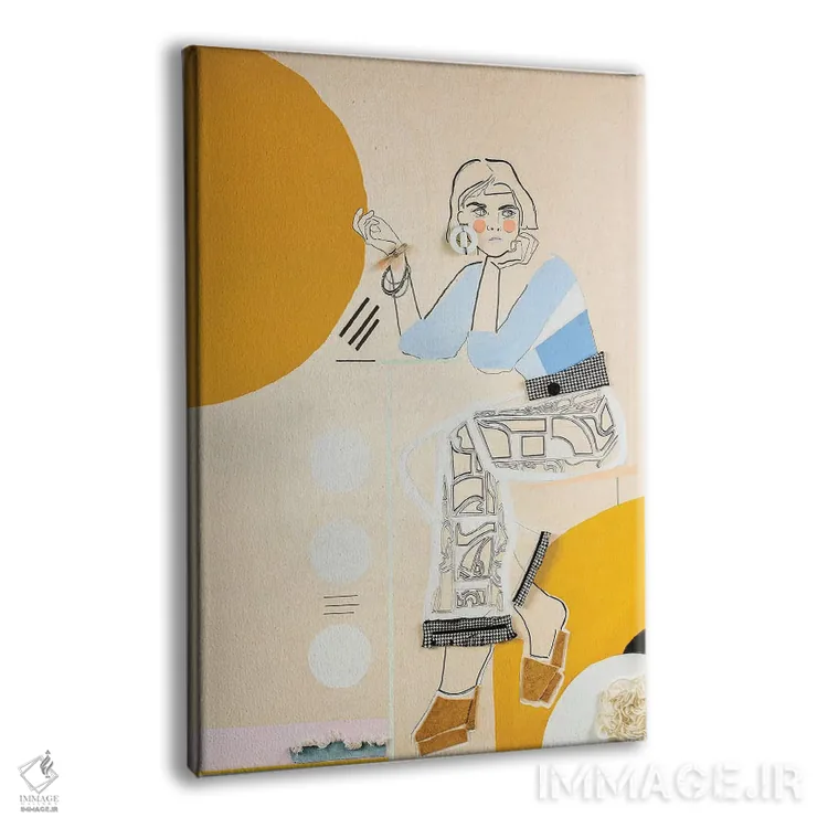 تابلو دکوراتیو او پانزده اثر مردیت استیل - نمای پرسپکتیو محصول