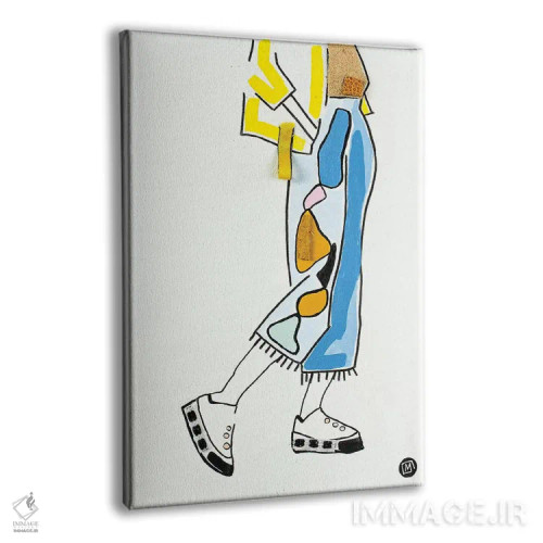 تابلو دکوراتیو او سیزده اثر مردیت استیل - نمای پرسپکتیو محصول