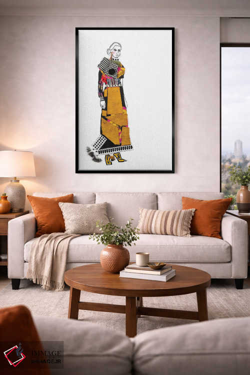 تابلو دکوراتیو او هشت اثر مردیت استیل - D2B