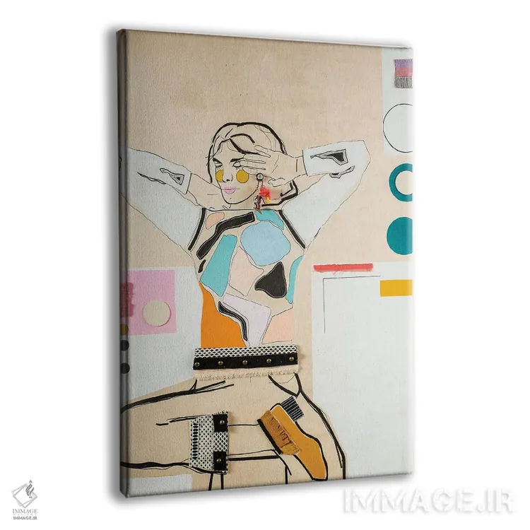 تابلو دکوراتیو او شانزده اثر مردیت استیل - نمای پرسپکتیو محصول