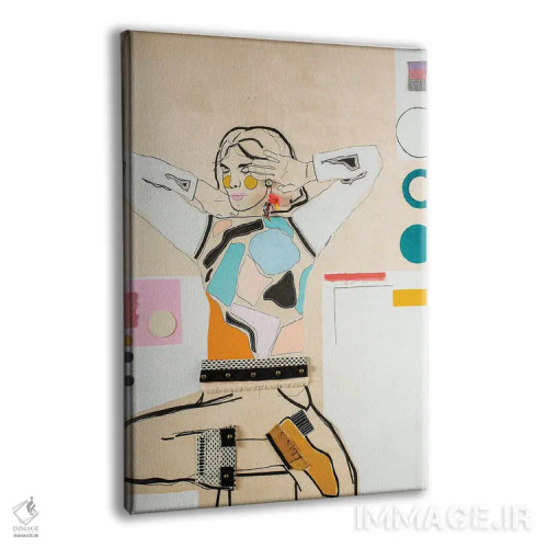 تابلو دکوراتیو او شانزده اثر مردیت استیل - نمای پرسپکتیو محصول