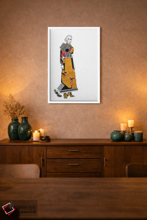 تابلو دکوراتیو او هشت اثر مردیت استیل - D1W