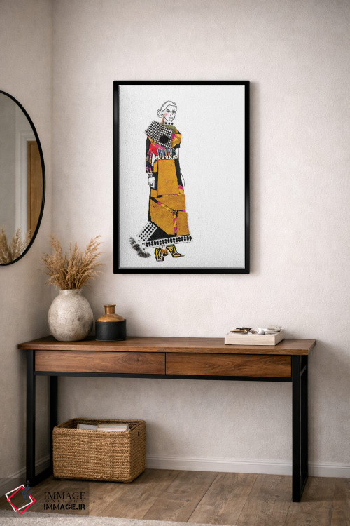 تابلو دکوراتیو او هشت اثر مردیت استیل - D4B