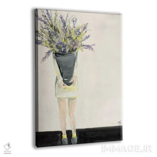 تابلو دکوراتیو اسطوخودوس اثر مردیت استیل - نمای پرسپکتیو محصول